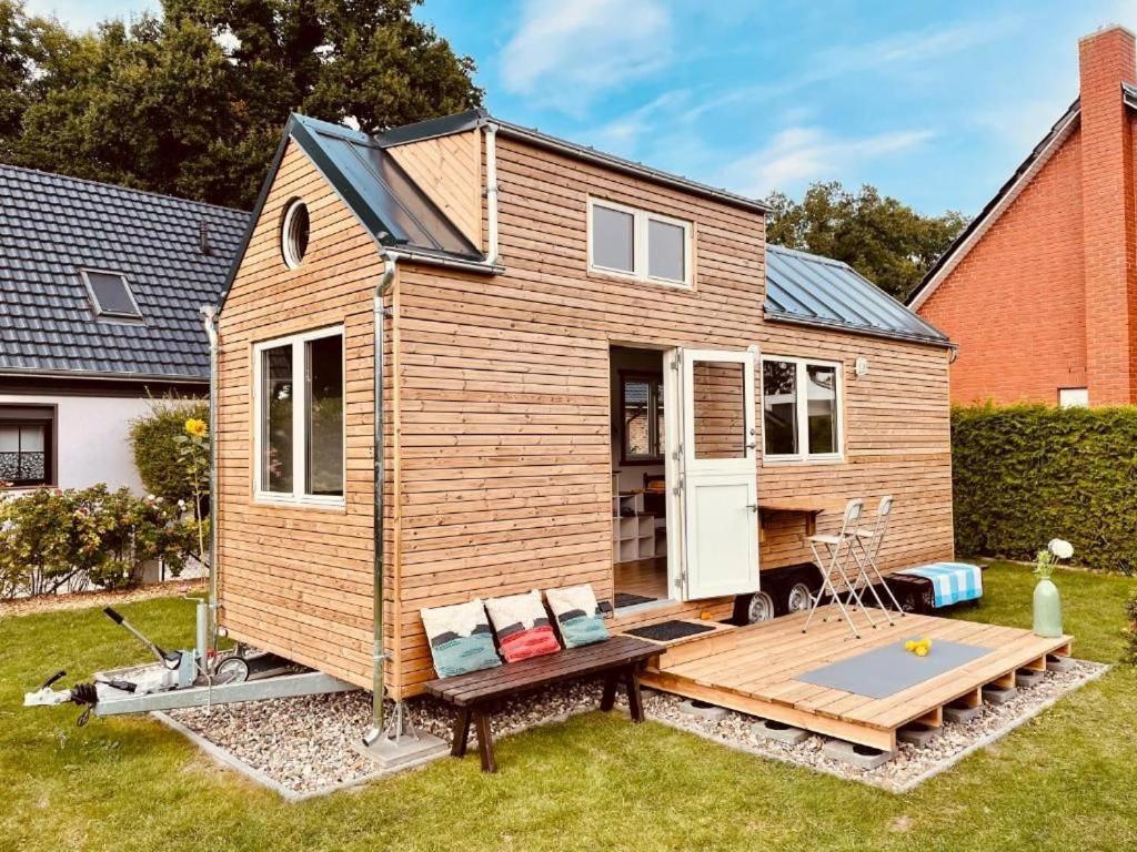 TINY HOUSE FLEESENSEE - Ruhe und Entspannung direkt am See Göhren-Lebbin Exterior foto